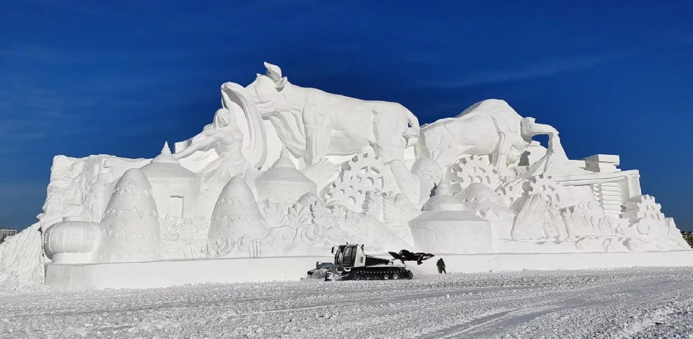 内蒙古兴安盟雪雕工程